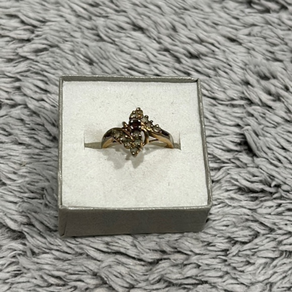 18kt GE vintage ring size 7.5